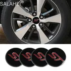 4 шт.компл. 56 мм ST эмблема колпачки на ступицы колеса Центральная крышка наклейки для Ford Focus 2 3 FIESTA Kuga FUSION ESCAPE аксессуары для стайлинга автомобилей