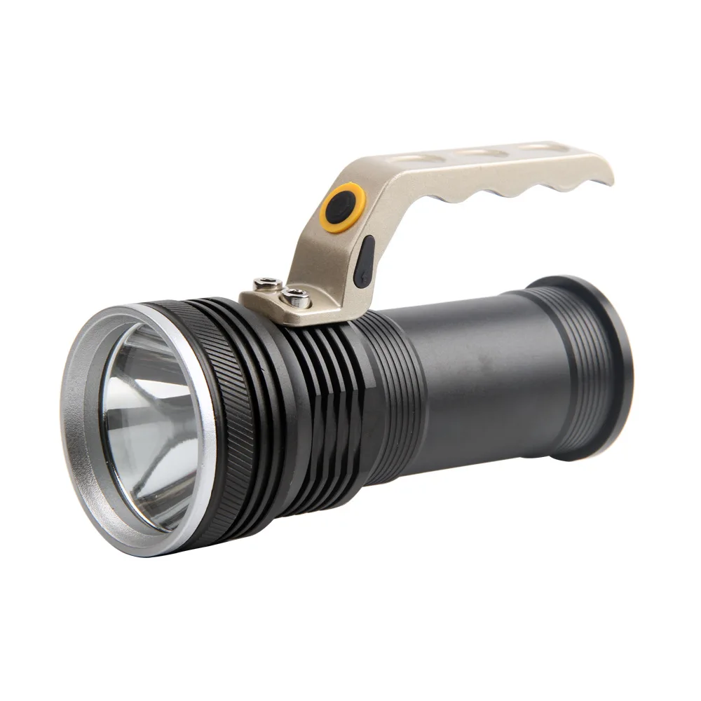 

Poweful Long-Range Rechargeable XML T6 LED Flashlight Waterproof Torch Portable Searchlight for Camping Outdoor