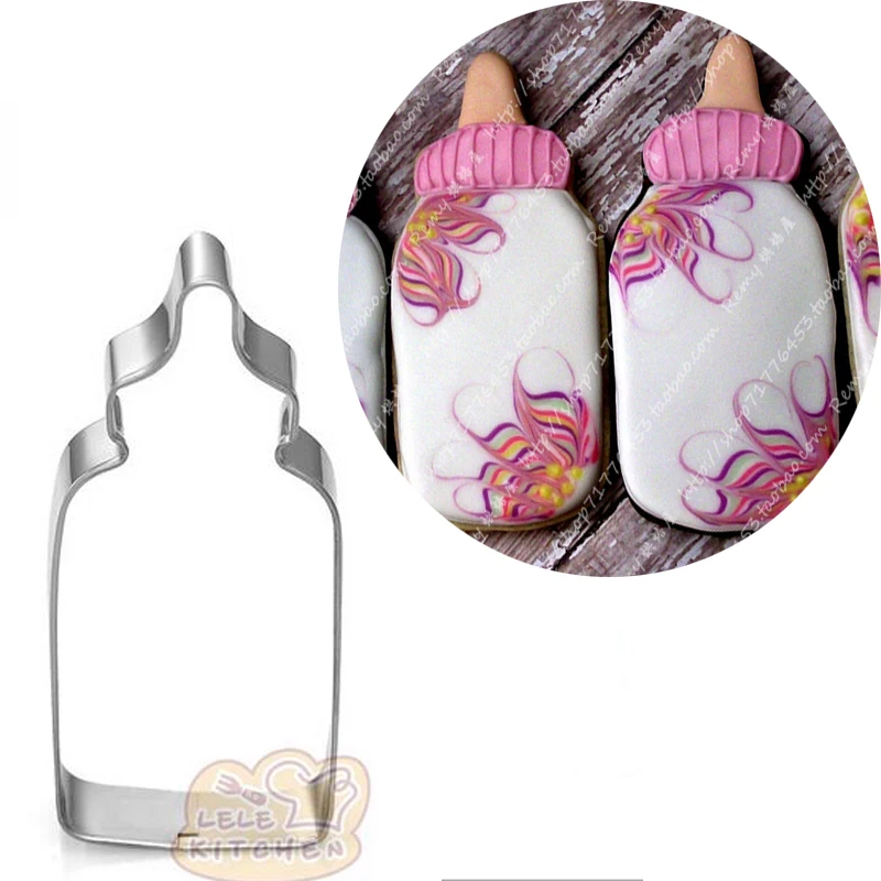 1 шт. бутылка для кормления ребенка печенье из нержавеющей стали резак форма