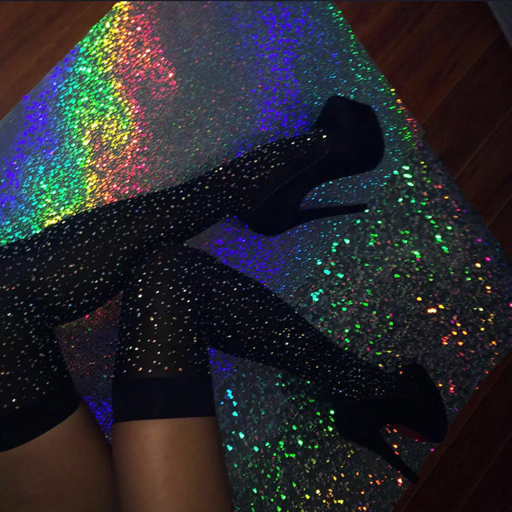 Женские ботфорты со стразами зимние теплые высокие чулки до бедра новинка