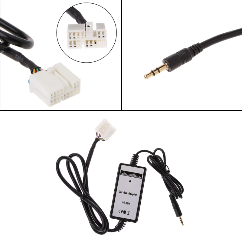 3.5mm Car Auto Aux-in Adapter MP3/DVD/Mini Disk Player Radio Interface For Honda Civic Odyssey High Quality | Автомобили и