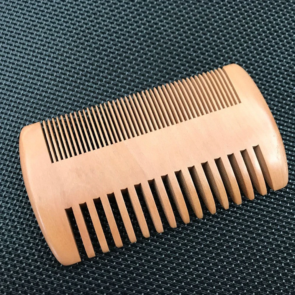 

1PC Natural Wood Hair Brush Hair Comb For Men Beard Care Anti-Static Wooden Comb Brushing Hair Care Tools High Quality