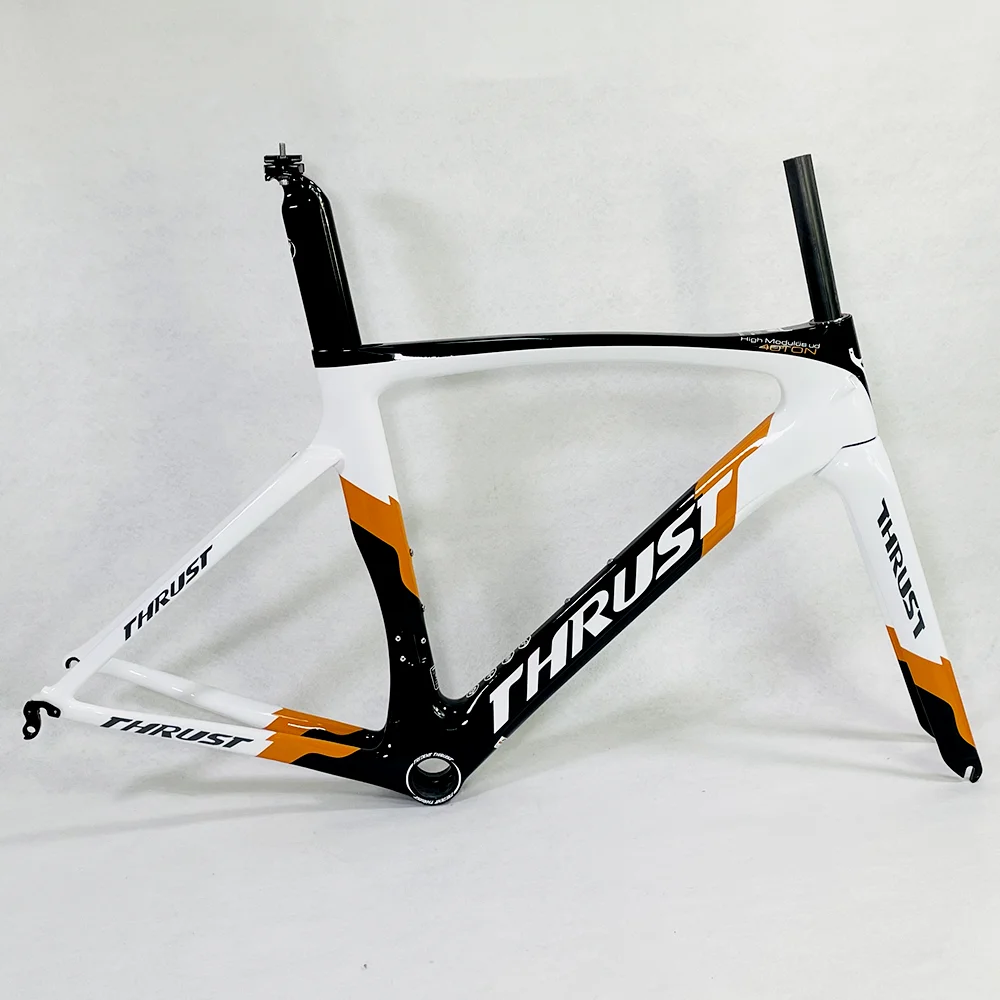 Высококачественная карбоновая дорожная рама китайская с вилочным зажимом