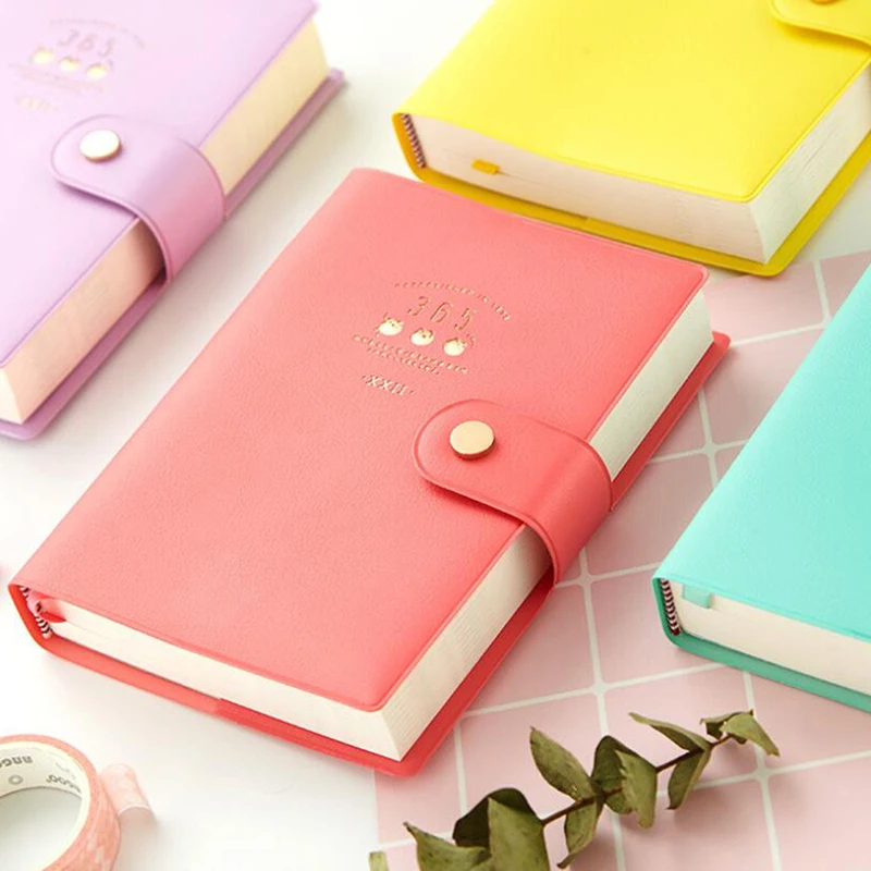 Kawaii Candy Color Notebook Journal Diary Planner Notepad Organizer Paper Note Book A6 Agendas Korean Stationery | Дом и сад