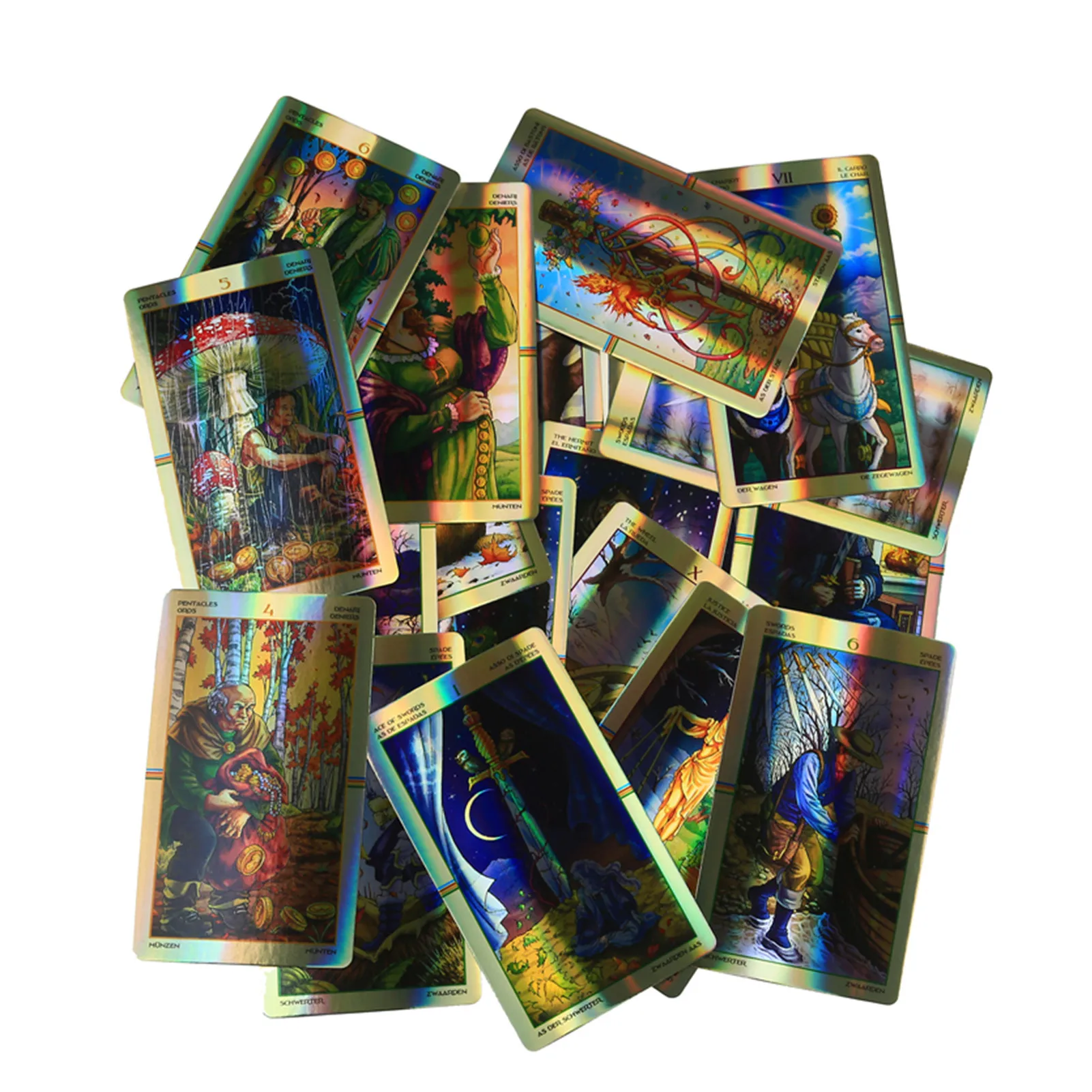 Oracle карты Таро колесо года доски палубы игры Palying карт колода Настольная игра для