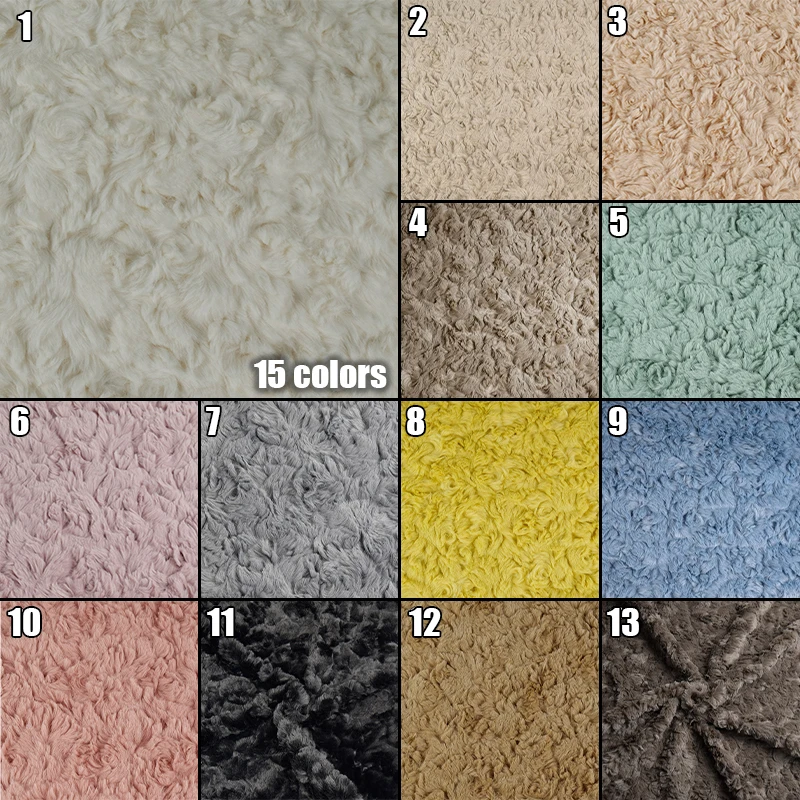 

90*160cm Plush Fabric Soft Thicken Warm Long Faux Fur Velvet Fabric Diy Sewing Carpet Bag Scarf Glove Lining Clothes Women Coat