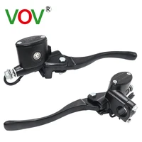 motorcycle brake and clutch lever hydraulic cylinder front pump left right handle with oval oil cup for buggy scooter dirt bike