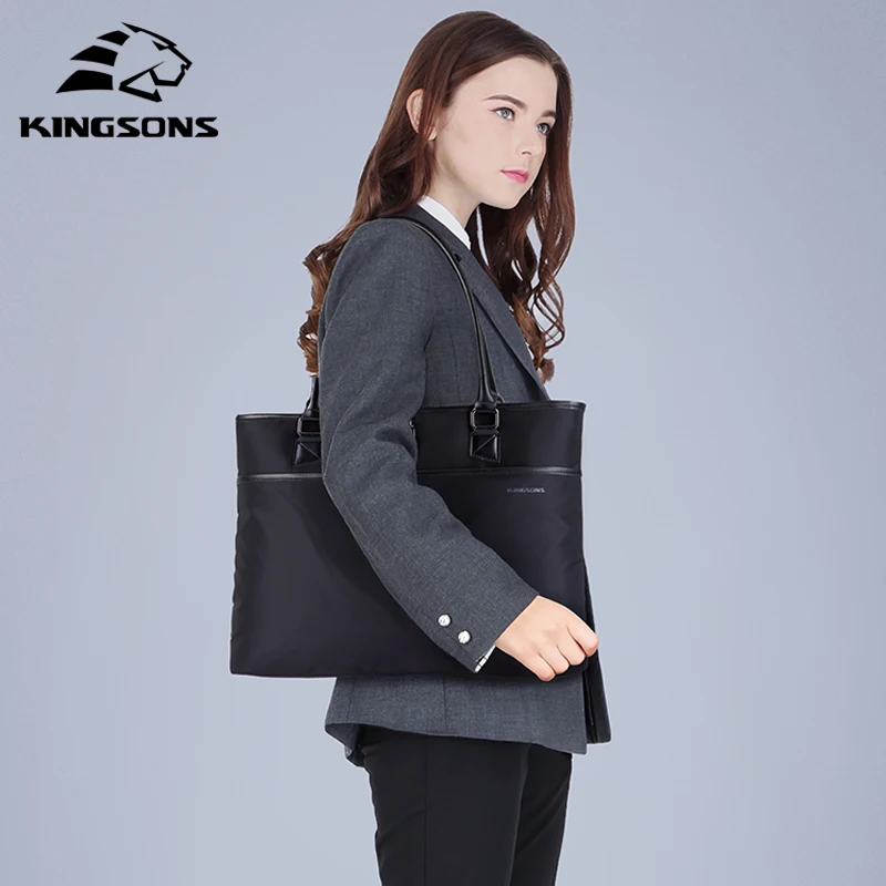 Kingsons хозяйственная сумка Большой Декор женская черный нейлон роскошные женские