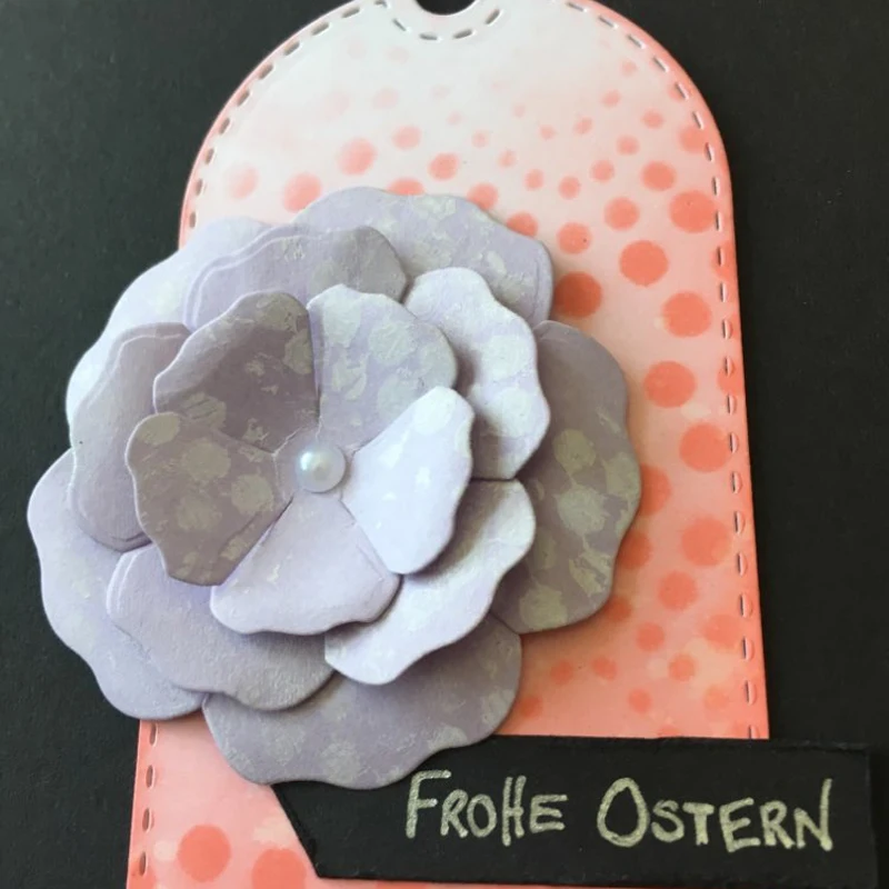 3 шт. 3D цветок штампы вырезать трафареты для Скрапбукинг фото/альбом карты