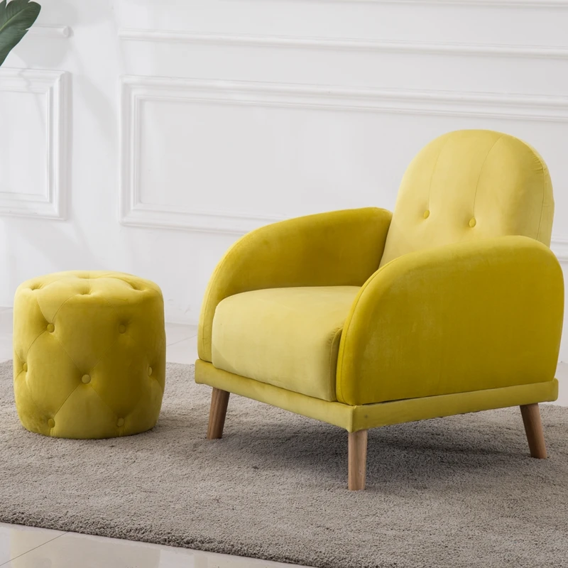 

Fabric sofa stool Nordic home short fashion cute modern creative shoes bench