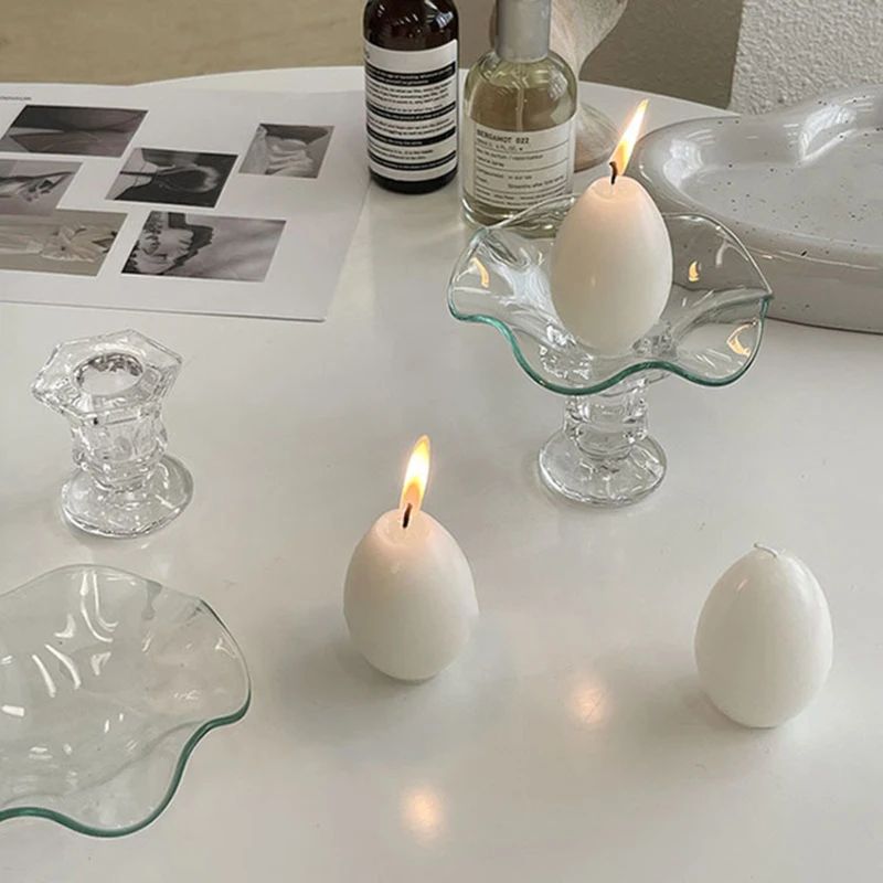 Стеклянный подсвечник в стиле ретро для ароматерапии