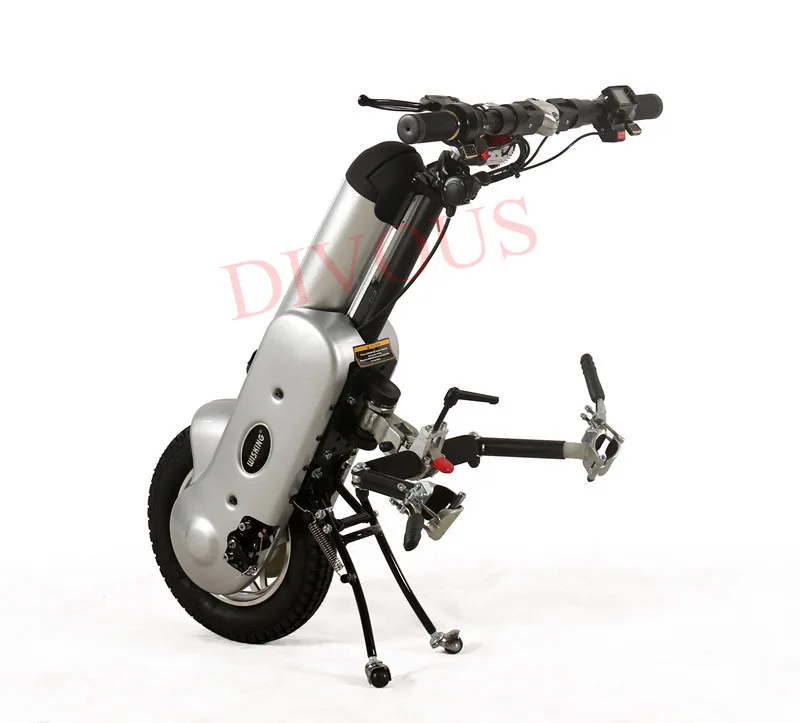

Бесплатная доставка Ультра-легкий мини электрический привод handbike подходит для ручного/Спортивная инвалидная коляска