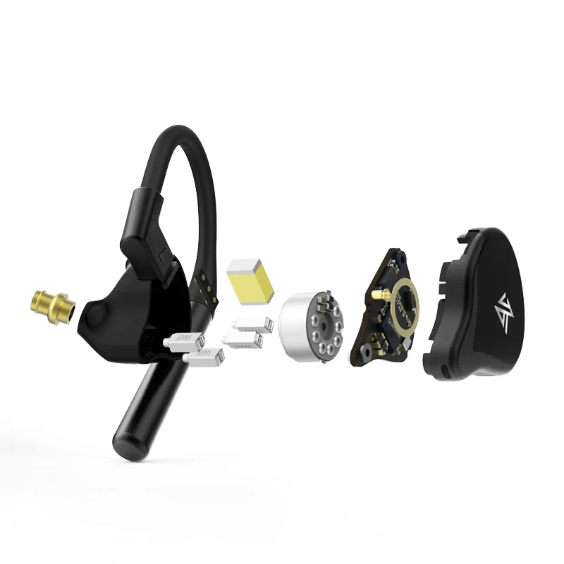 Гибридная Bluetooth-гарнитура KZ E10 1DD + 4BA наушники-вкладыши решение QC3020 Bluetooth гарнитура