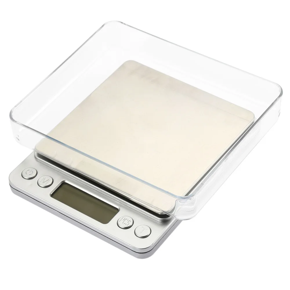 500g/0.01 Mini Electronic Kitchen Fruit Vagetalbe Baking Scale Jewelry Scale Gold Diamond Scale Portable Pocket Carat Scale