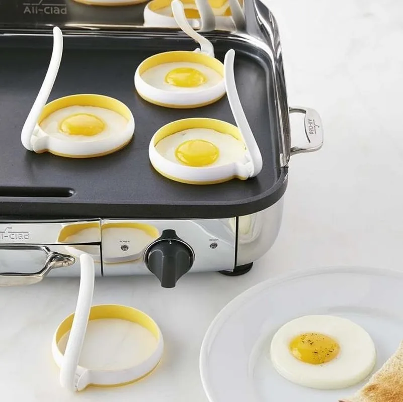 

Pancake Egg Pancake Rings Nonstick Cooking Tool Egg Ring Maker Cheese Cooker Pan Flip Eggs Mold Kitchen Baking Accessories