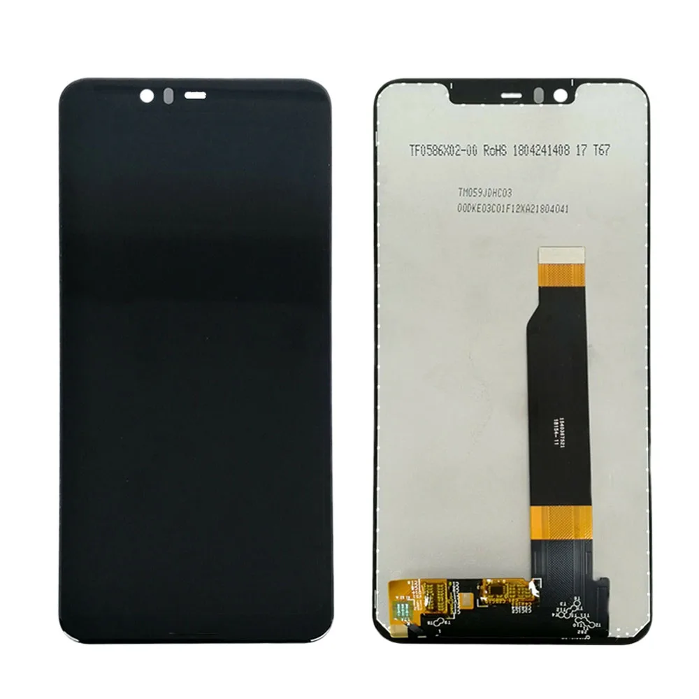 X5 lcd для Nokia 5 1 Plus дисплей кодирующий преобразователь сенсорного экрана в сборе