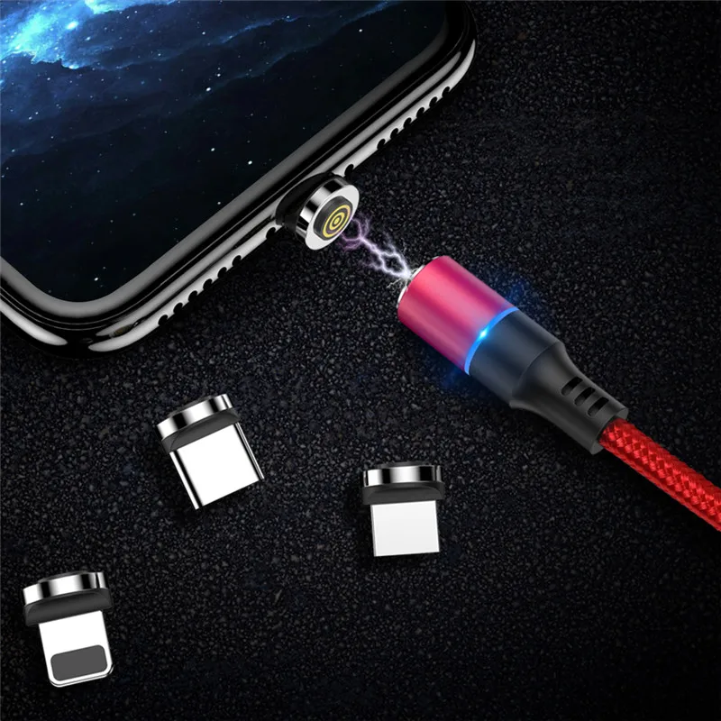 1 м 2 м Магнитный Micro USB кабель для iPhone X XS samsung Android Phone 3A Быстрая зарядка usb type C кабель магнитное зарядное устройство провод шнур