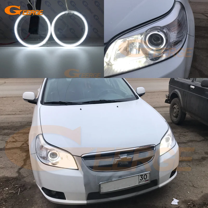 

For Chevrolet Epica daewoo tosca Holden Epica 2007-2013 headlight Excellent Ultra bright CCFL Angel Eyes Halo Rings kit
