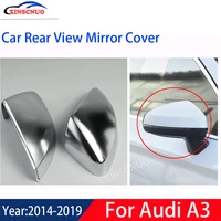 xinscnuo car rear view mirror cover 1 pair for audi a3 2014 2015 2016 2017 2018 2019 mirror covers caps replacement