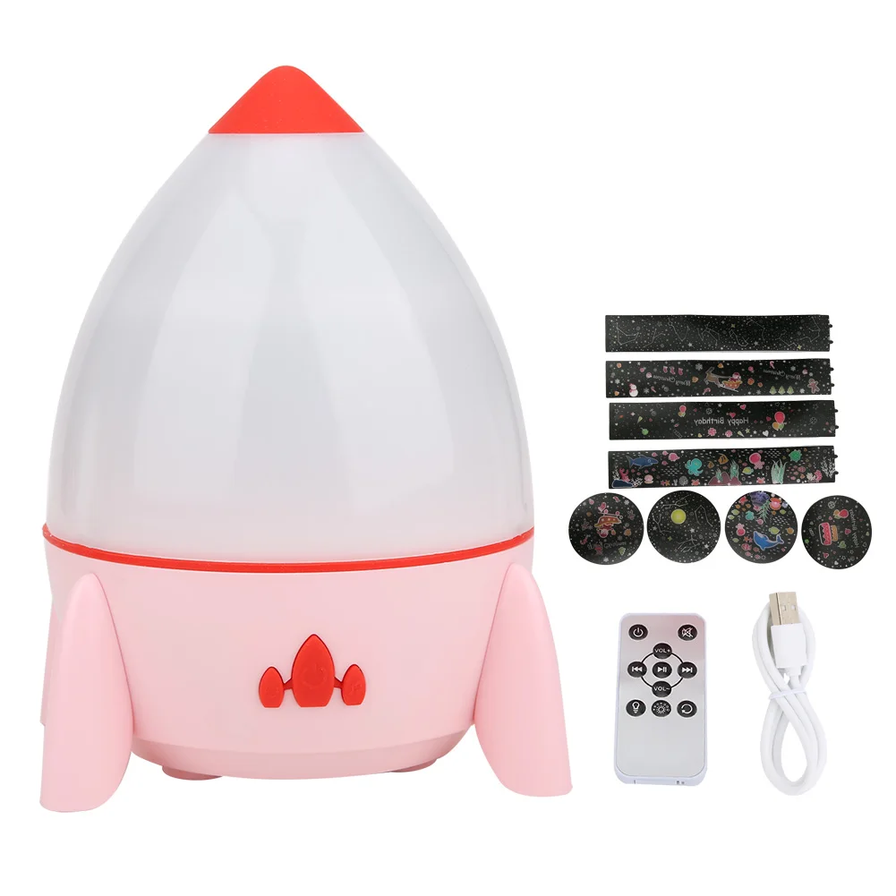 

Unique Shape Multifunctional Projection Light Rotating Remote Control Projection Lamp