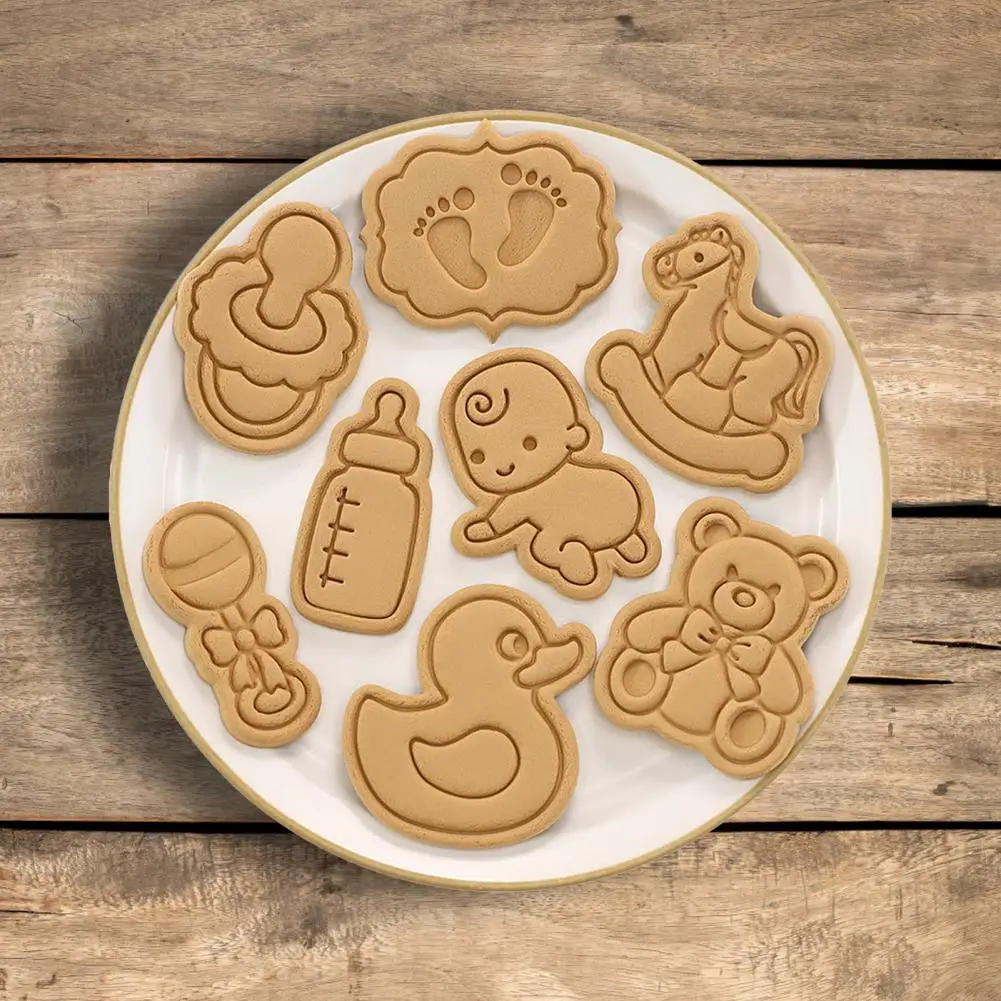 

Cookie Mould Stencils Clear Texture Cookie Cutters Baking Mould Stencils Special Cookie Cutters