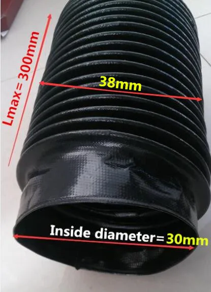 Круглая Пыленепроницаемая нейлоновая ткань внутренний диаметр: 30 мм x Длина макс.