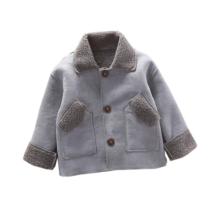 Детские куртки Новое поступление зимние шерстяные пальто для мальчиков и