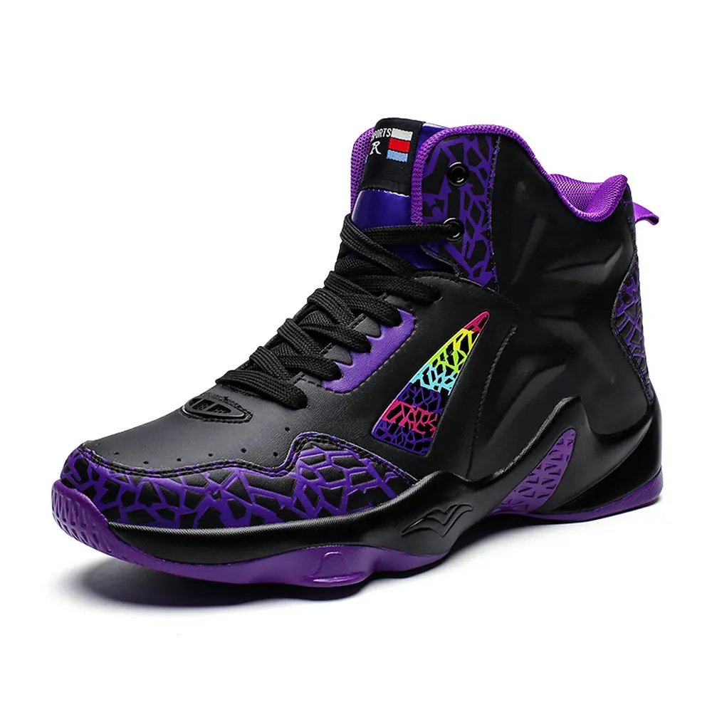 

Airavata 2021 Men's Women's New Basketball Shoes High Top Boots Lace Up Casual Outdoor Mixed Colors Non-Slip Sports Sneakers