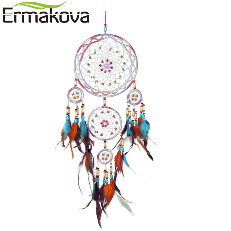 Красочный Ловец снов ERMAKOVA Декор искусственный Индийский стиль для детской