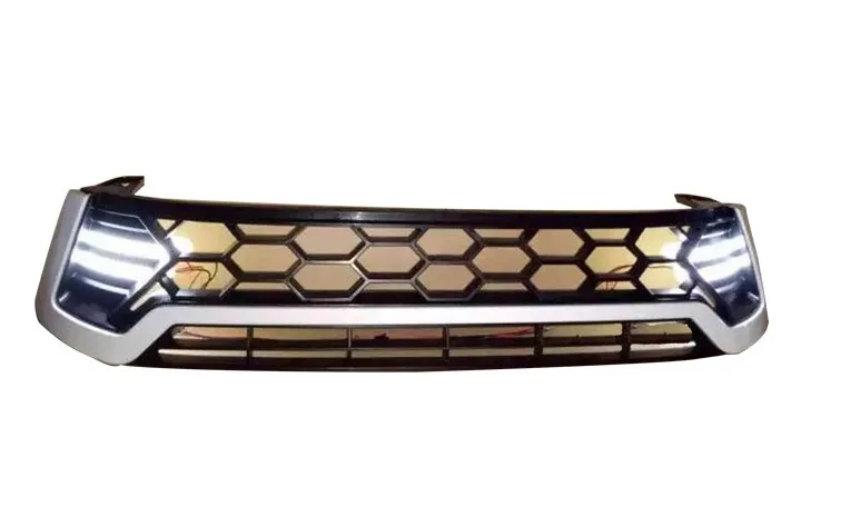 Передняя решетка радиатора с светильник кой решеткой ABS передняя для Hilux Revo 2015 2016