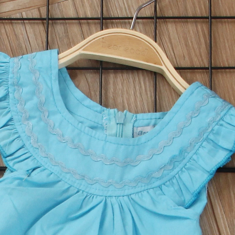 Платье для маленьких девочек Bear Leader Летние Повседневные Вечерние платья