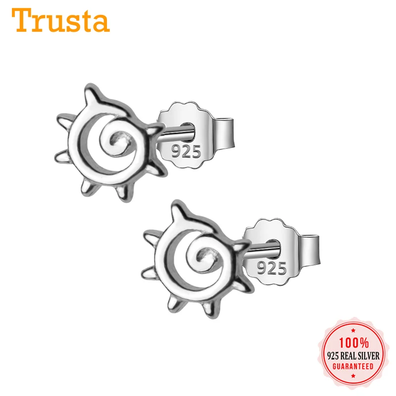 Натуральная 100% Стерлинговое Серебро 925 пробы Маленькая подвеска в виде солнца