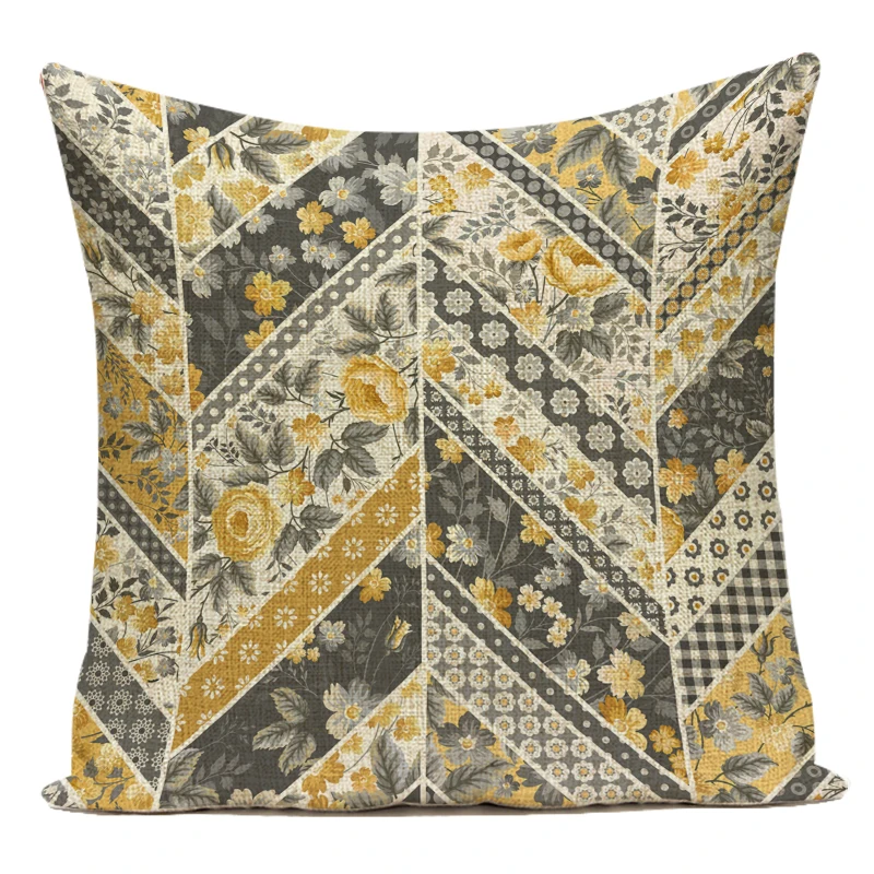 Polyester декоративные подушки Mandala Flower Geometric для дивана, домашние чехлы подушек для гостиной, Almofadas на.