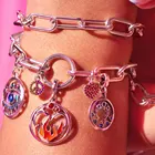 Серебряное колье со мной для женщин ожерелье 925 Me Шарм модное ювелирное изделие колье из стерлингового серебра, сделай сам, ювелирное изделие, подарок