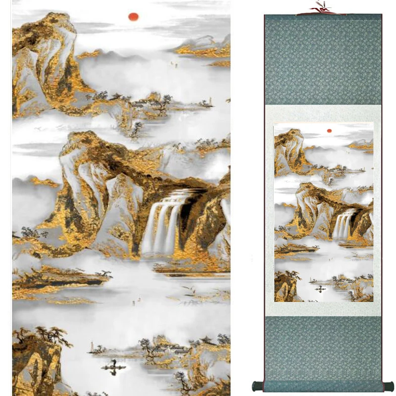 Живописный пейзаж супер качество Традиционный китайский картины для дома офиса