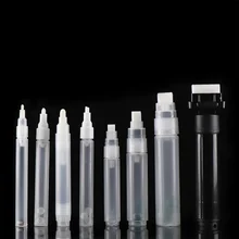 Tige pour stylo vide en plastique, 1 pièce, 3mm 5mm 6.5mm 8mm 10mm, pour stylo Graffiti, marqueurs à craie liquide, accessoires pour stylo