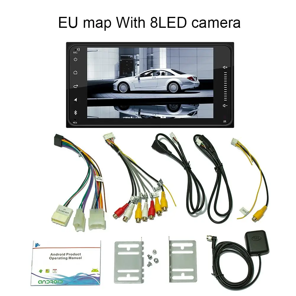 2 DIN mp5 android gps Wifi Mirror link Bluetooth автомобильный аудио плеер Автомобильный
