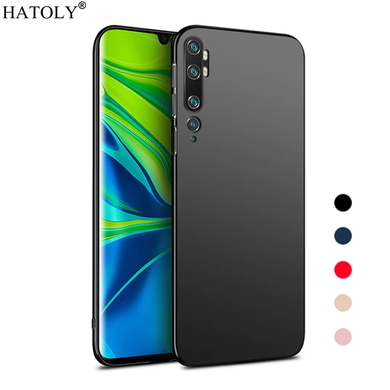 Для Xiaomi mi Note 2 Чехол Note 8 10 CC9 Pro тонкий гладкий и ультра-тонкий PC телефон задняя крышка для Xiao mi Red mi 7A 8A чехол Funda