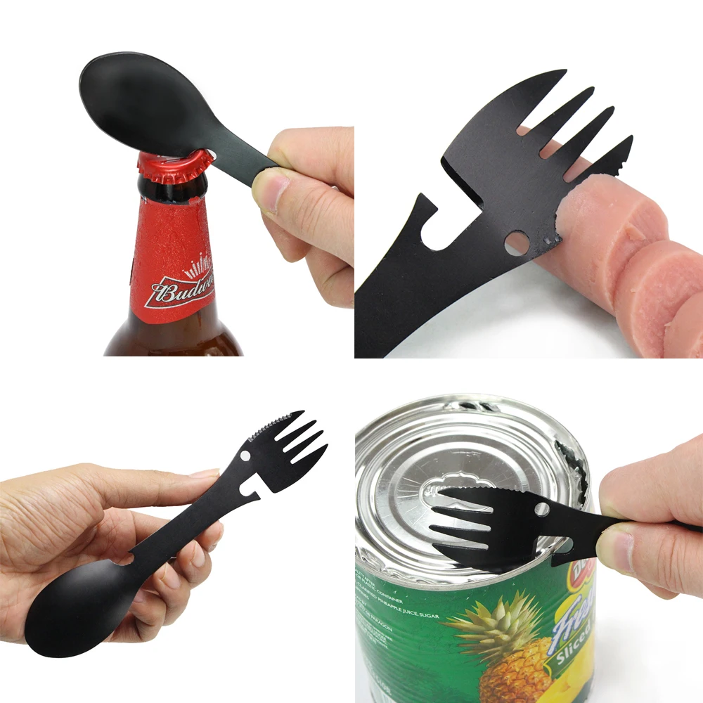 5 в 1 многофункциональный нож из нержавеющей стали для кемпинга | Спорт и