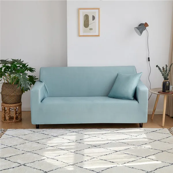 Color 11 Новые однотонные Цвет эластичный диван-крышка для Гостиная секционный угловой диван Чехол для дивана стоматологическое кресло крышка протектор 1/2/3/4 местный - Цвет: Color 11