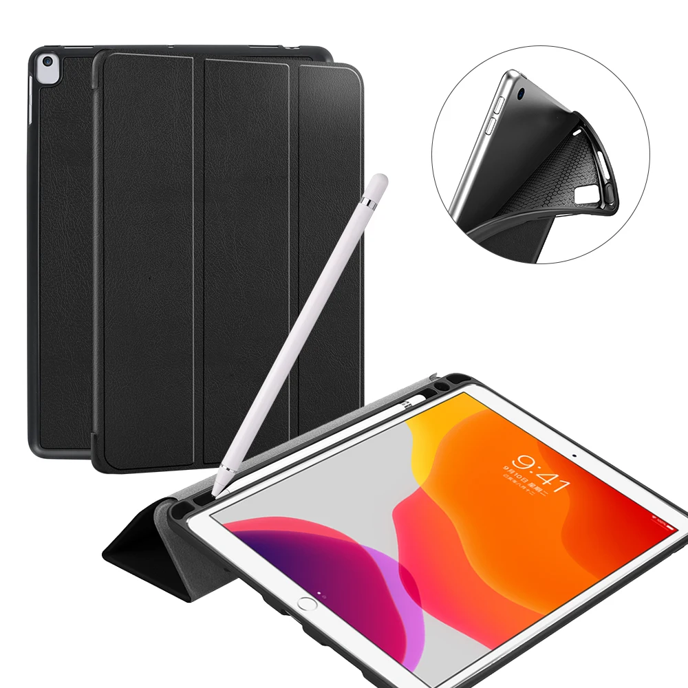 Чехол для iPad 10 2 2019 чехол 7 го поколения мягкий из ТПУ планшета с держателем