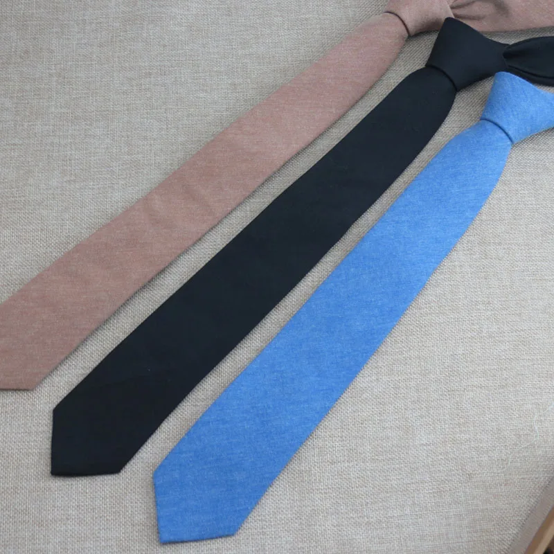 Linbaiway 2021 мужской галстук из хлопка и льна Повседневный для мужчин тонкие