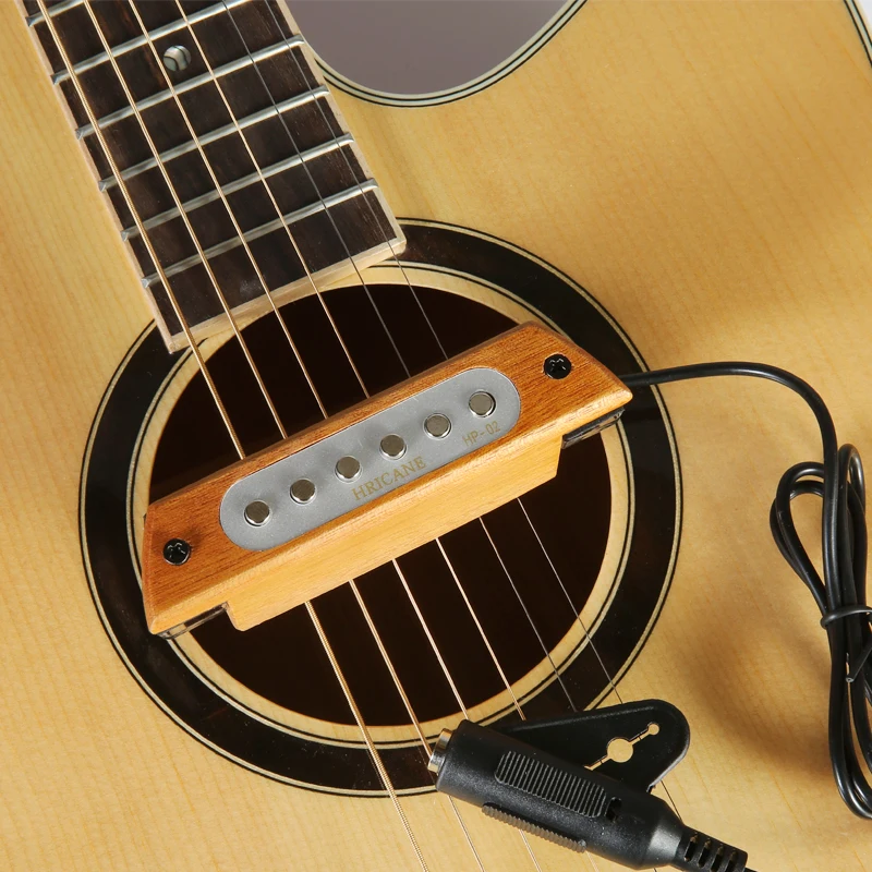 gitarre sound pickups bass magnetische gitarre pickup piezo vibration für akustischefolkelektrische band zubehör gitarre teile free global