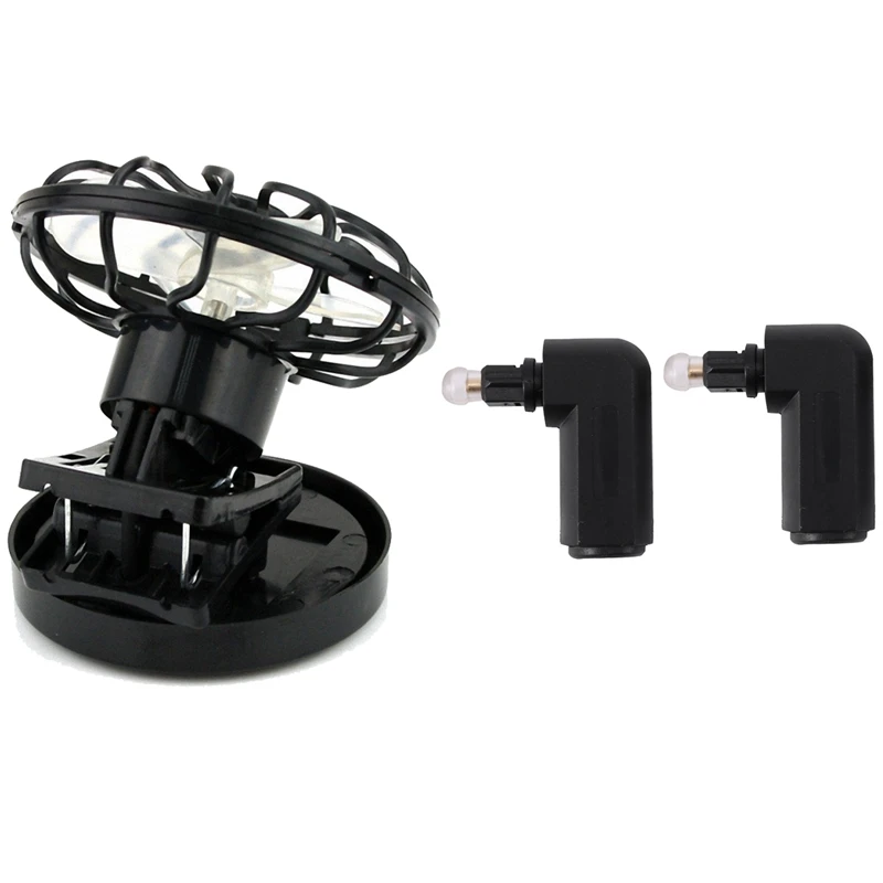 1x Зажим для вентилятора солнечной батареи солнечная энергия и 2x360 градусов