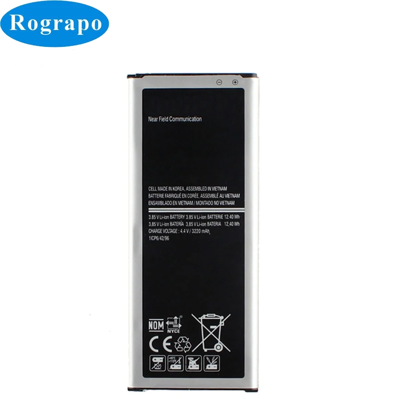 Аккумулятор для Samsung Galaxy Note 4 N910H N910A N910C N910U N910F N910V N910P N910T NFC 3220 мАч|Аккумуляторы