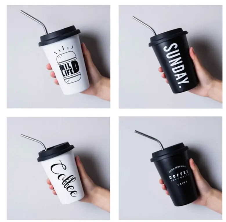 Креативные кофейные кружки утолщенные из нержавеющей стали чашки для чая