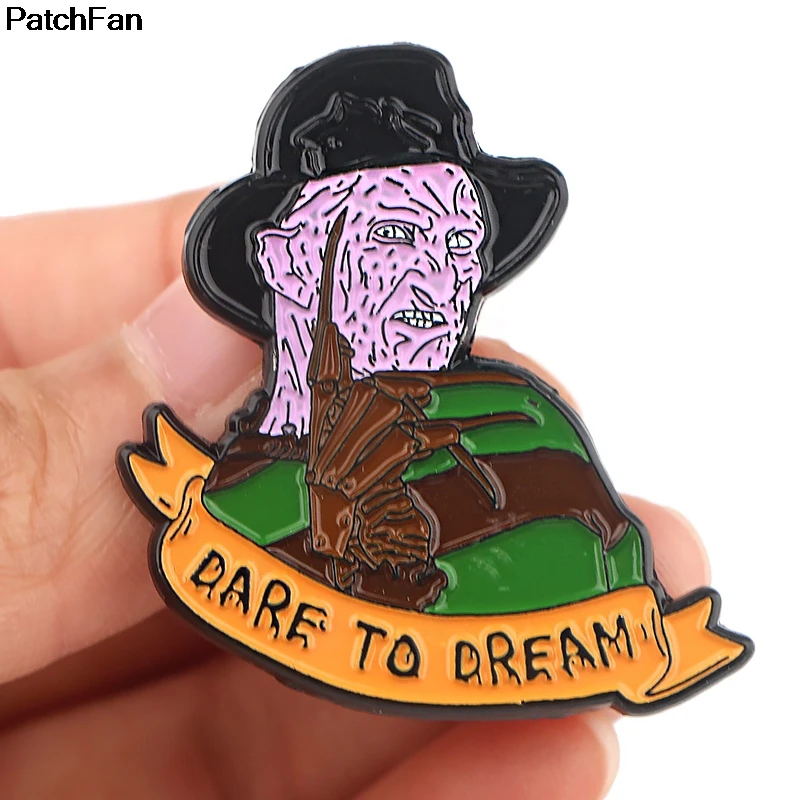 A2546 Patchfan "Кошмар на улице Вязов" металлические значки булавке &quotpride" para