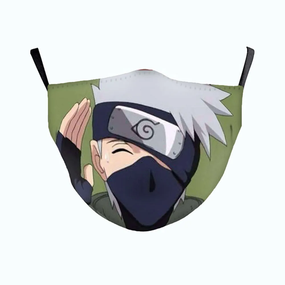 Короткая футболка с героями из японского аниме Шаринган Какаси рот Косплэй Для