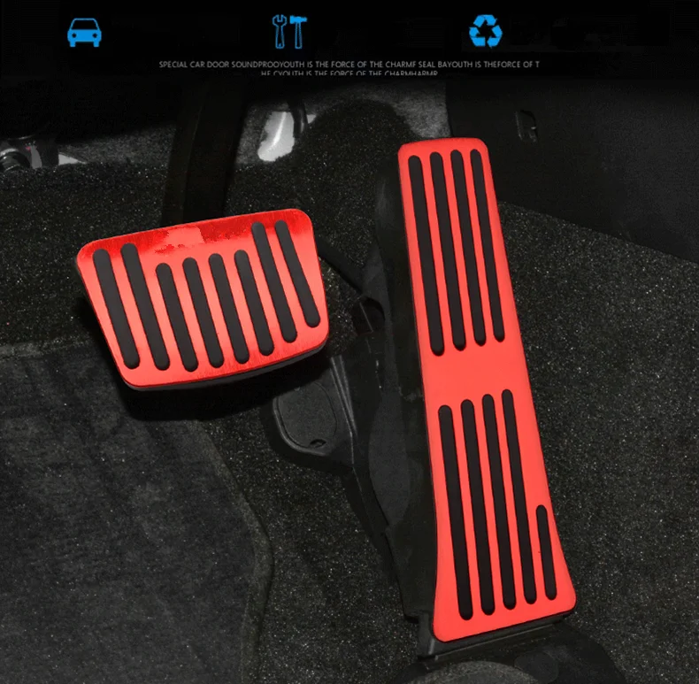 

Aluminum Car Foot Pedal Accelerator Pedal Brake Pedal Cover For Hyundai Sonata LF 2015 2016 2017 2018 2019 2020 2021 Accessories