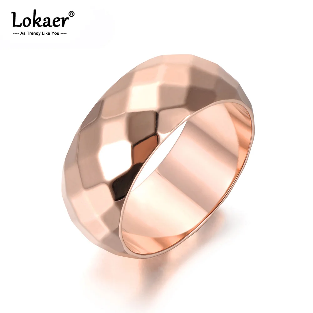 Кольца Lokaer из титановой нержавеющей стали женские обручальные ювелирные
